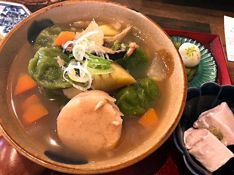 「茶だご汁御前」益城町reentea.Lab