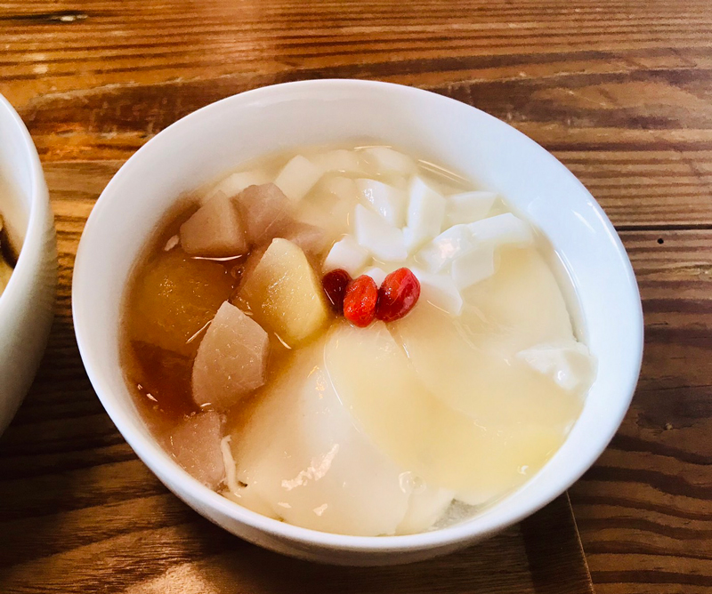 台湾スイーツ | 桃と杏仁豆腐の豆花(ドウホワー) | 熊本市中央区「SOYS＆DAYS」