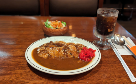 定番のビーフカレー | 珈琲人(熊本市中央区上通町)