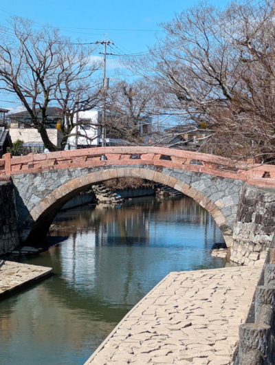 熊本県宇土市の船場川に架かる船場橋