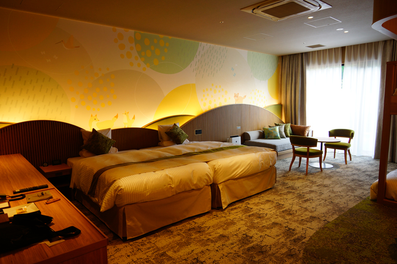 キッズルームは6人まで泊まれる。