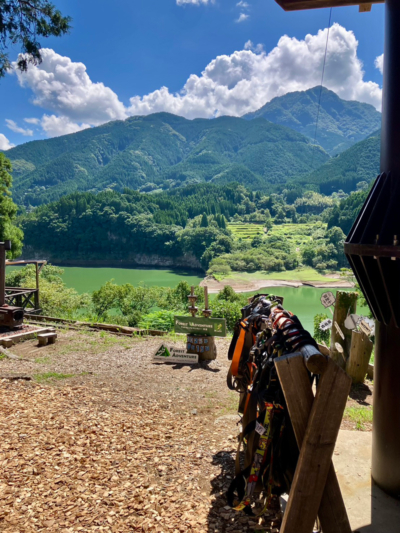 フォレストアドベンチャー美里の雄大な景色