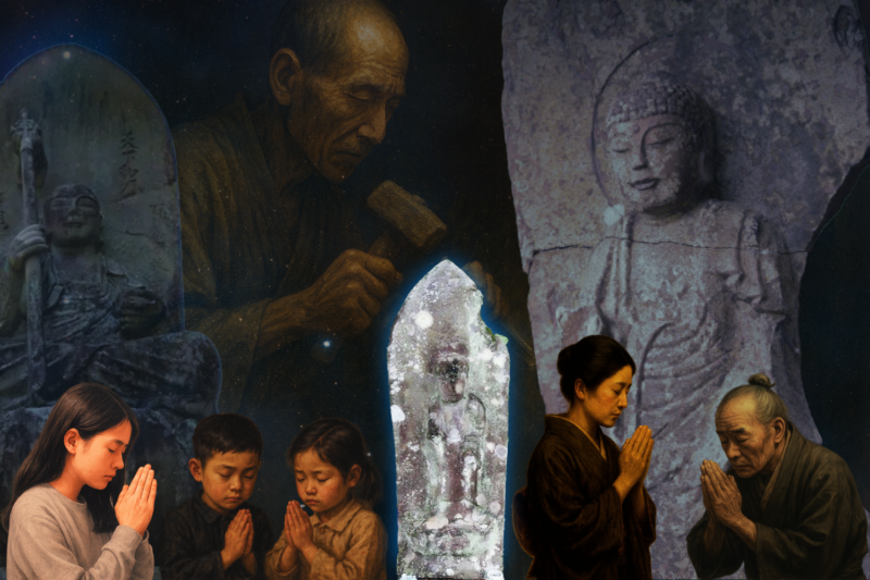 放牛石仏の世界観イメージ